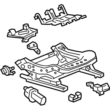 GM 13513081 Frame Assembly, Front Seat Cushion