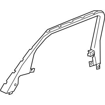 GM 84644340 Molding Assembly, Rear S/D Wdo Garn