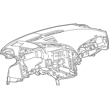 GM 23427450 Panel Assembly, Instrument *Brownstone