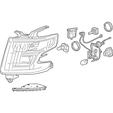 GM 84582571 Headlamp Assembly, Front