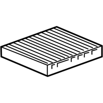 2022 Chevrolet Spark Cabin Air Filter - 42666227