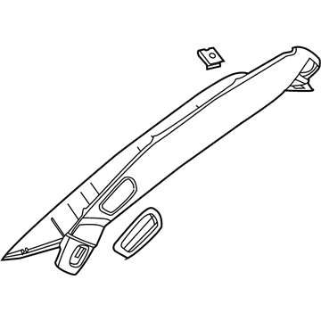 GM 22826700 Molding,Windshield Garnish