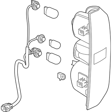 GM 84169777 Lamp,Rear Stop