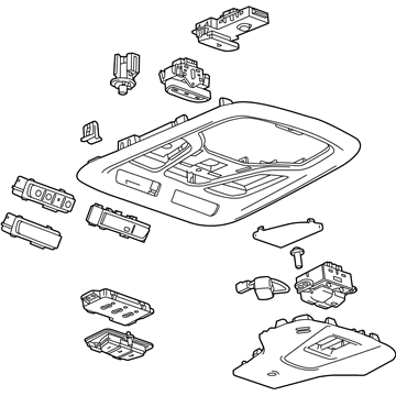 GM 22800738 Console,Roof *Titanium