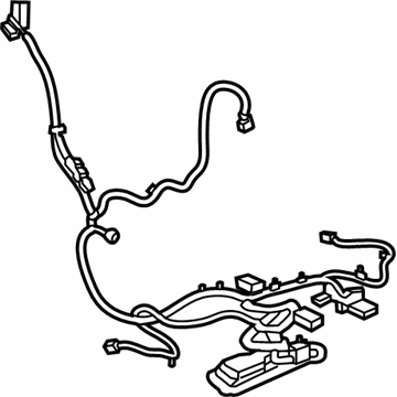 GM 84139854 Harness Assembly, Front Seat Wiring