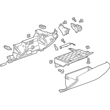 GM 84216058 Compartment Assembly, Instrument Panel *Neutral