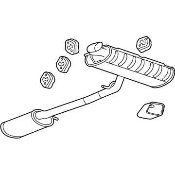 GMC Terrain Muffler - 23442414