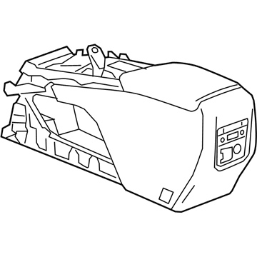 GM 84609615 Console Assembly, F/Flr *Black