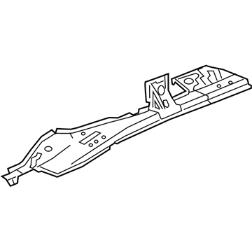 GM 84197117 Rail Assembly, Rear Compartment Floor Panel