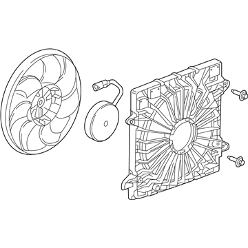 GM 84826494 Fan Assembly, Eng Clr