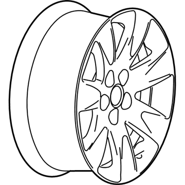 GM 13365096 Wheel Rim, 18X8