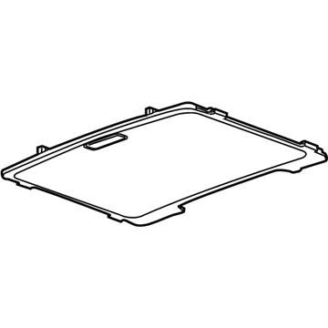 GM 92242169 Sunshade Assembly, Sun Roof *Titanium