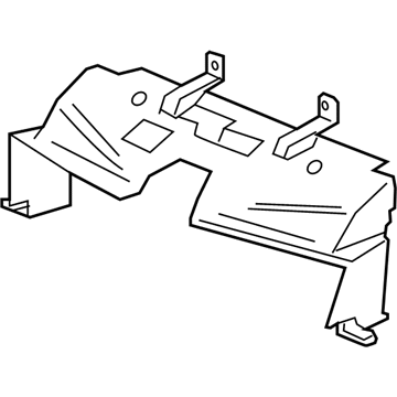 GM 95081752 Baffle, Radiator Air Upper