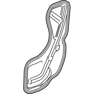 GM 22982300 Deflector Assembly, Rear Side Door Water