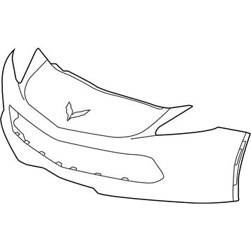 Chevrolet Corvette Bumper - 84407323