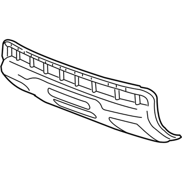 GM 22925743 Plate, Front Bumper Fascia Skid