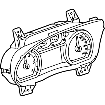 GM 84597930 Cluster Assembly, Inst