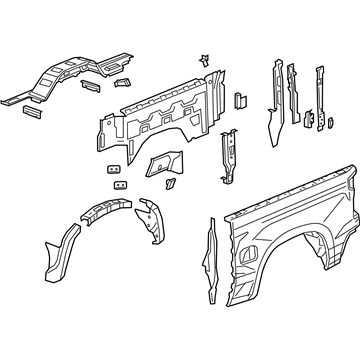 GM 84540761 Panel Assembly, Pubx Otr Si