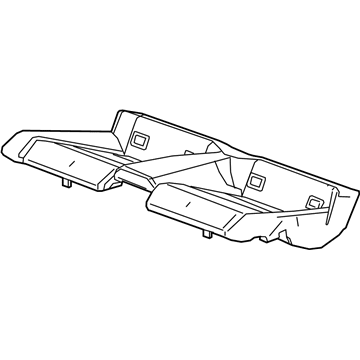 GM 84079978 Pad Assembly, Rear Seat Cushion