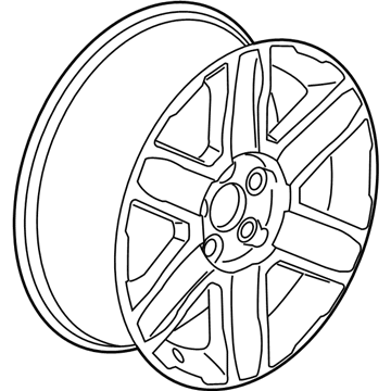 GM 22739446 Wheel, 18X7.0J 46Mm Outside 120.0X5Xm14 Bellcrank *Chrome Clad