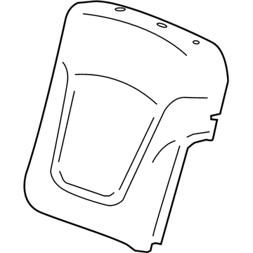 GM 42675697 Cover Assembly, R/Seat Bk *Black
