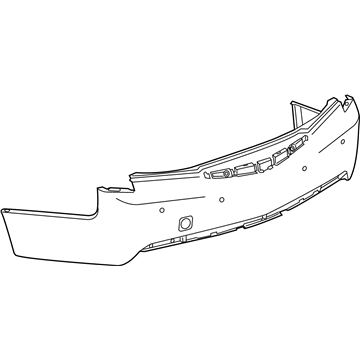 GM 23169979 Fascia Assembly, Rear Bumper *Service Primer