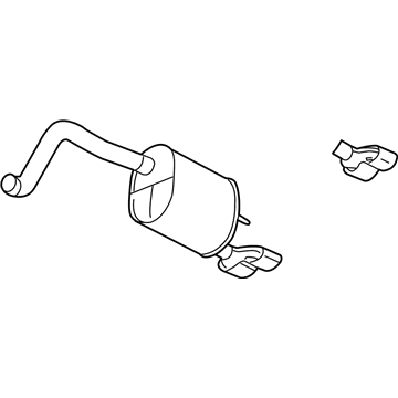 2005 Cadillac XLR Exhaust Pipe - 10343507