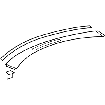 GM 22958441 Extension Assembly, Instrument Panel *Titanium