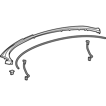 GM 23455181 Plate Assembly, Instrument Panel Upper Trim *Titanium