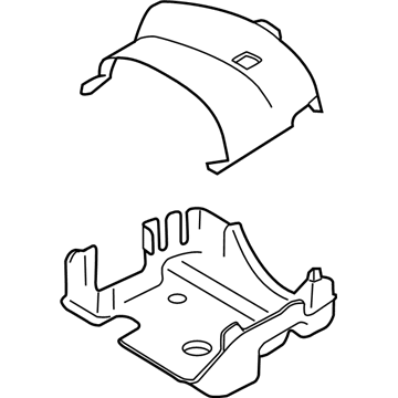 2006 Buick LaCrosse Steering Column Cover - 88965354