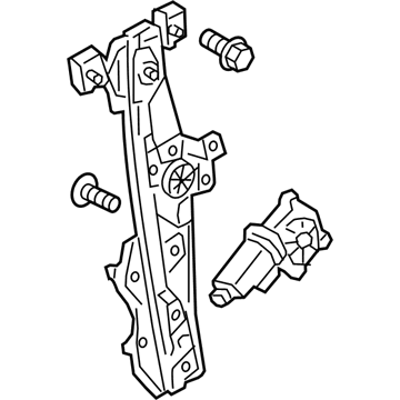 GM 42439343 Regulator Assembly, Front Side Door Window (Rh)