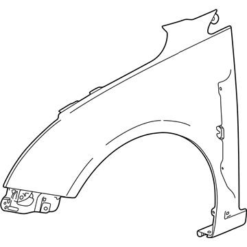 GM 95092194 Fender, Front