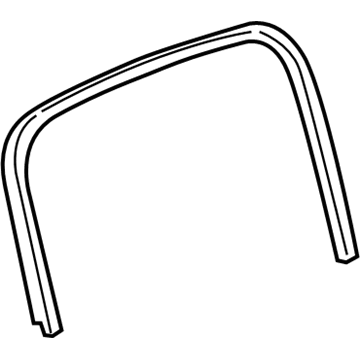 GM 22971755 Weatherstrip Assembly, Rear Side Door Window