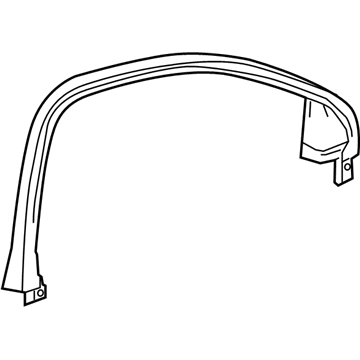 GM 84178949 Molding Assembly, Front Side Door Window Garnish