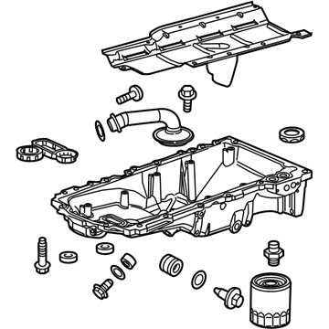 GM 12696686 Pan Assembly, Oil