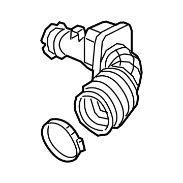 Cadillac CT6 Air Intake Coupling - 84406085