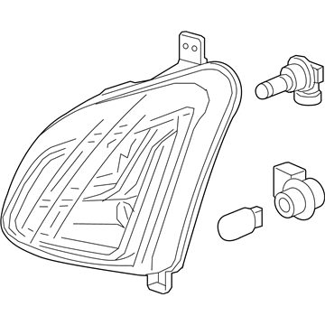 GM 84226249 Lamp Assembly, Front Fog