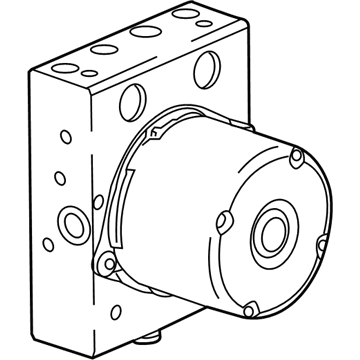 GM 84244639 Electronic Brake Control Module Assembly (W/Brake Pressure Mod