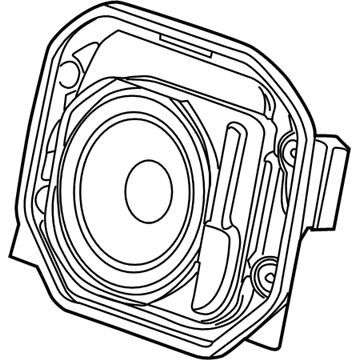 GM 92200778 Speaker Assembly, Radio Rear