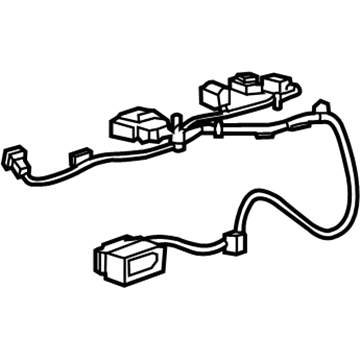 GM 23279598 Harness Assembly, Front Seat Wiring