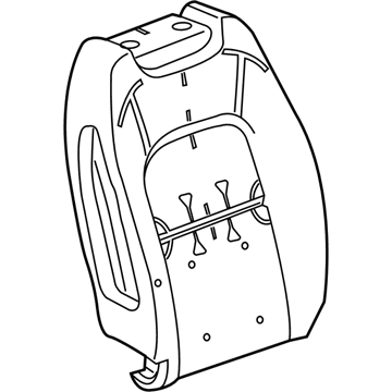 GM 23360166 Pad Assembly, Front Seat Back