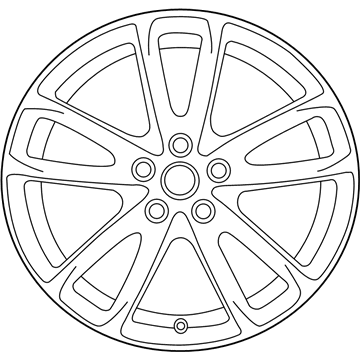 GM 92457030 Wheel Rim,Front