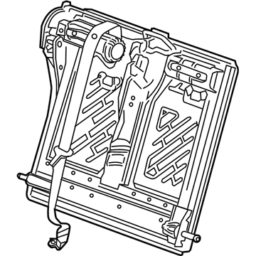 GM 13353801 Panel Assembly, Rear Seat Back Cushion