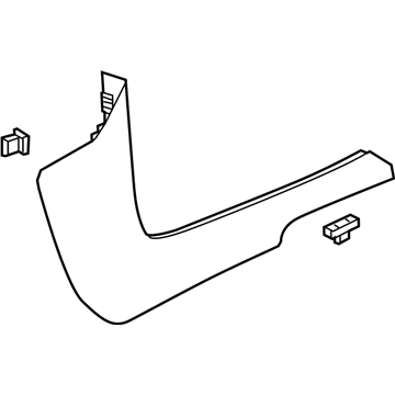 GM 84640137 Molding Assembly, Front S/D Sill Garn *Black