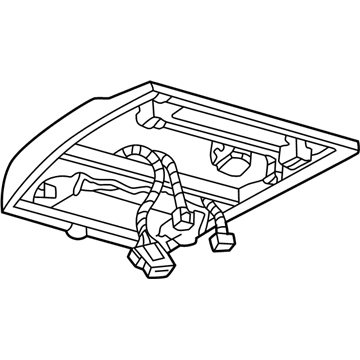 GM 15087378 Bracket, Roof Console