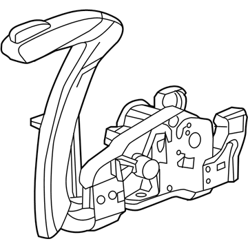 GM 95278947 Handle Assembly, Parking Brake Lever *Titanium