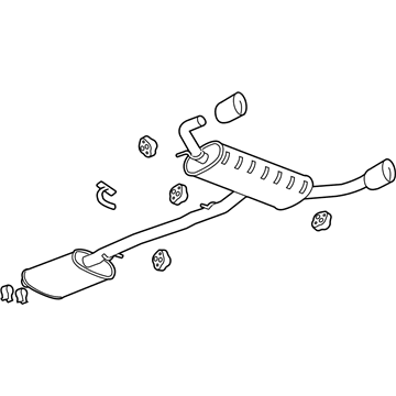 Pontiac Torrent Muffler - 25920445