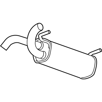 GM 13358829 Muffler Assembly, Exhaust Rear