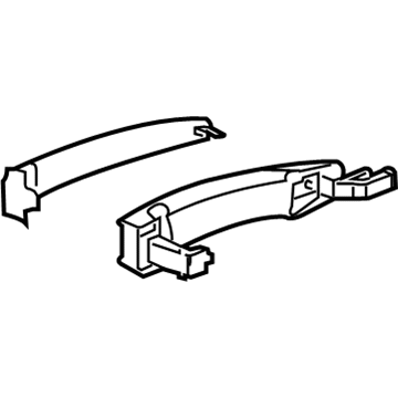 2019 Chevrolet Traverse Door Handle - 84335416