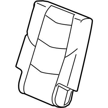 GM 84532786 Cover Assembly, R/Seat Bk *Shale